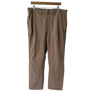 The North Face Men's Tan Straight Leg Side Zip Pants